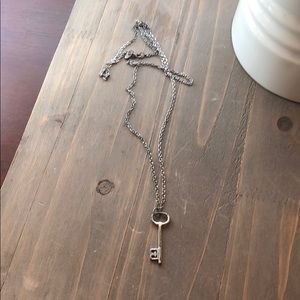 Skeleton key necklace